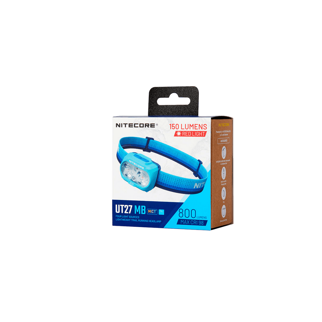 NITECORE UT27 MB - 800 LUMENS TRAIL RUNNING HEADLAMP