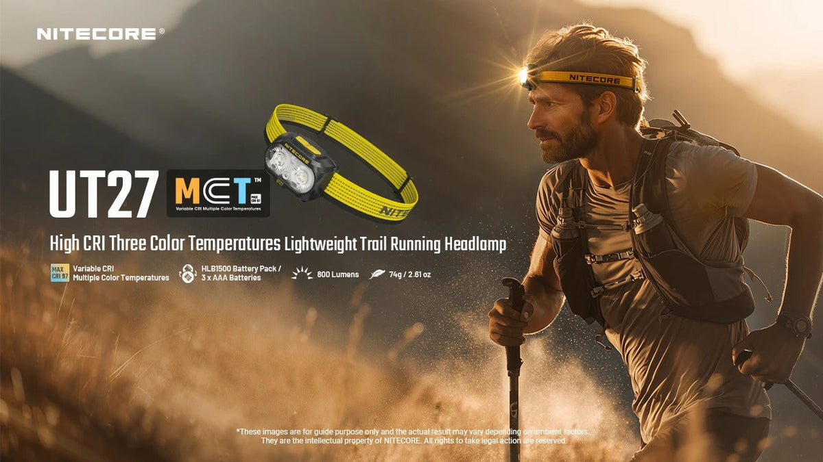 NITECORE UT27 MCT (BLACK) - 800 LUMENS