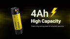 NITECORE WLB40 USB-C RECHARGEABLE LI-ION BATTERY (4,000MAH)