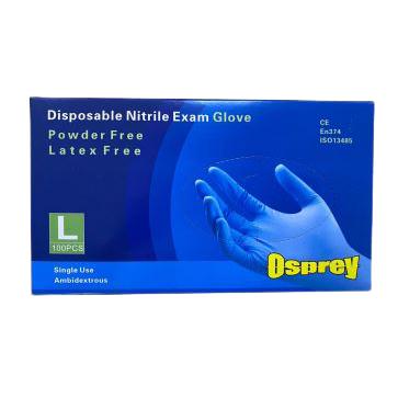 OSPREY DISPOSABLE NITRILE POWDER FREE GLOVES Main image