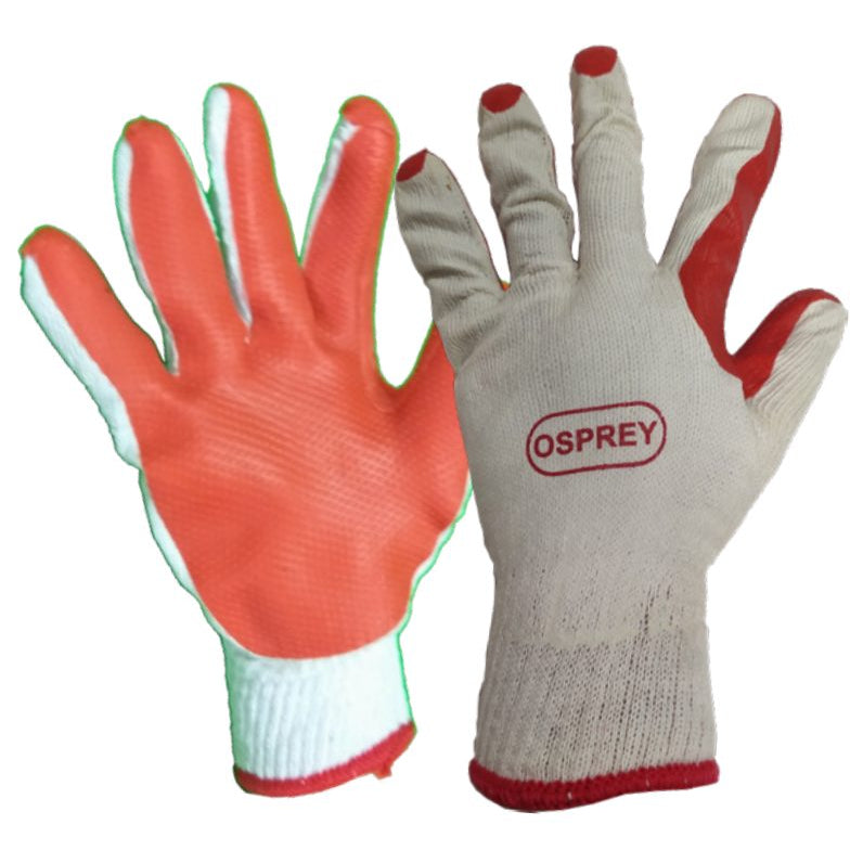 OSPREY RUBBER COATED GLOVE (RED)