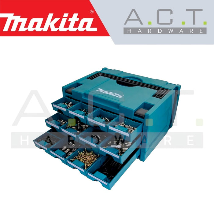 MAKITA MAKPAC STACKING CASE 12 DRAWER, P-84327