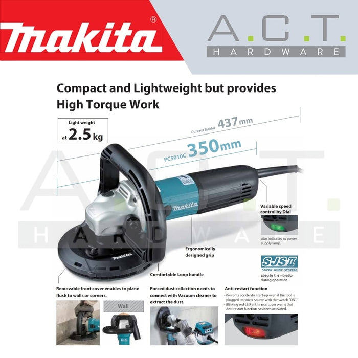 MAKITA PC5010C CORDED CONCRETE PLANER (Masonry & Concrete)