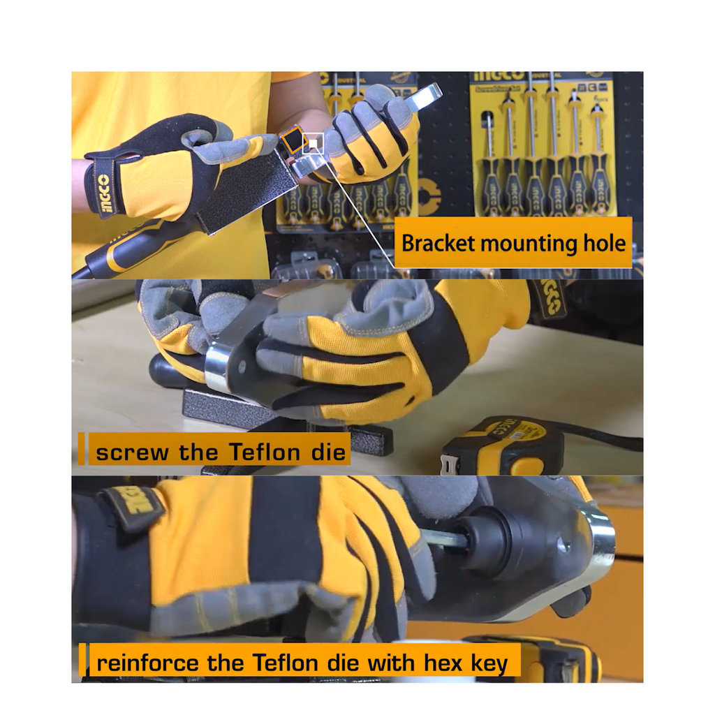 INGCO PTWT215002, AC PLASTIC TUBE WELDING TOOL SET, 20-63MM