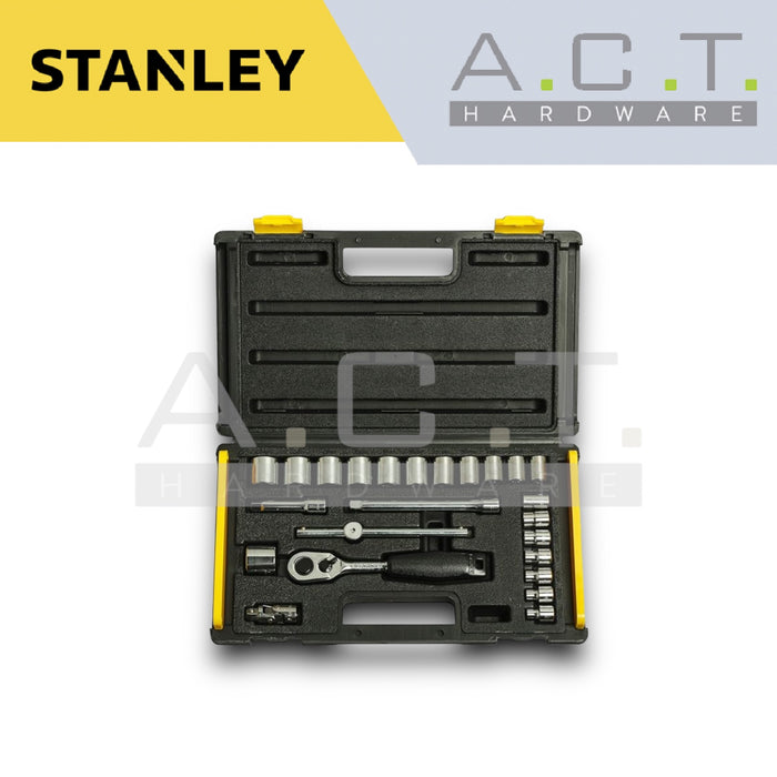 STANLEY 24PC 3/8" DR. SOCKET SET, 6-24MM, 89-035-1