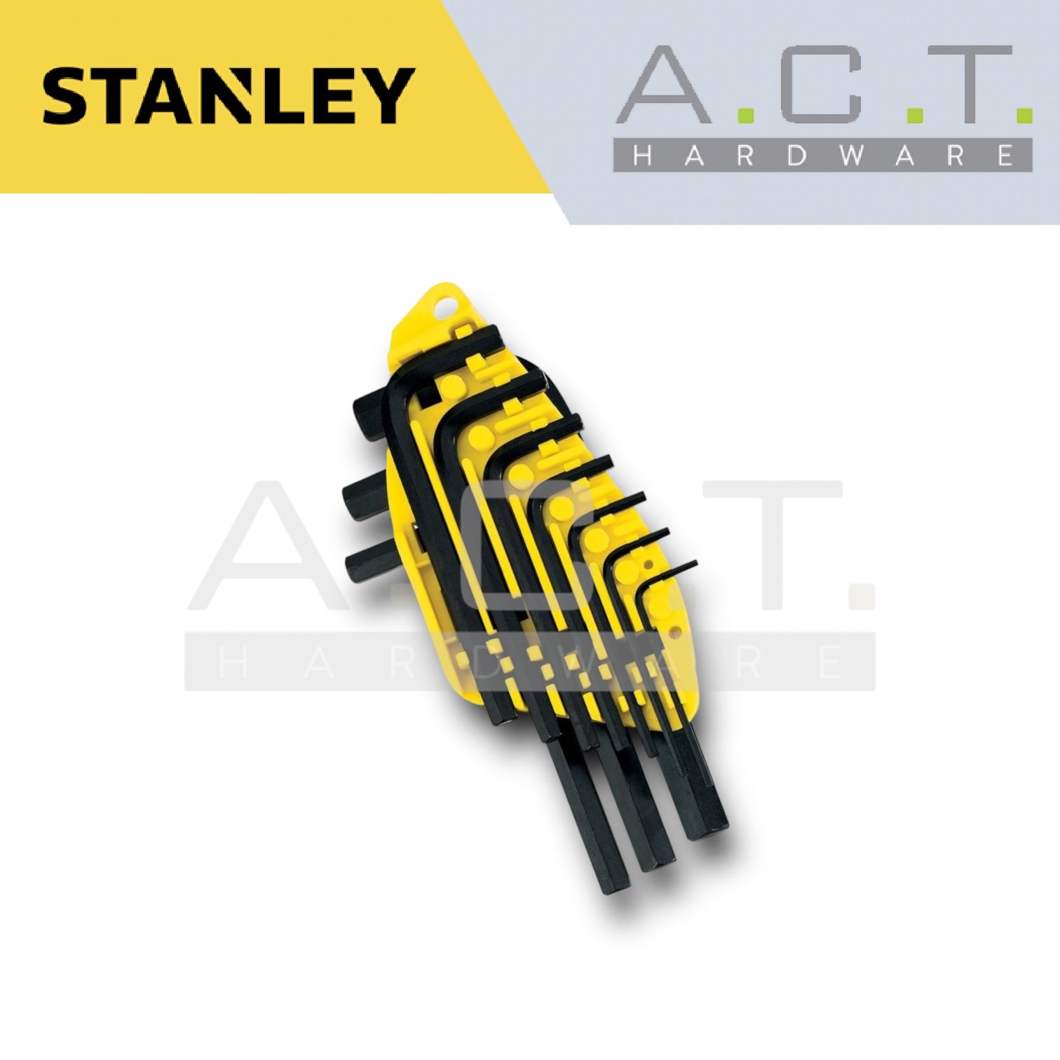STANLEY HEX KEY 10PC SHORT ARM SET 1.5-10MM 69-253 Main image