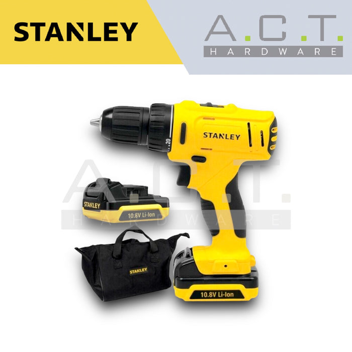 STANLEY 12VMAX 1.5AH CORDLESS HAMMER DRILL DRIVER, SCH121S2-B1