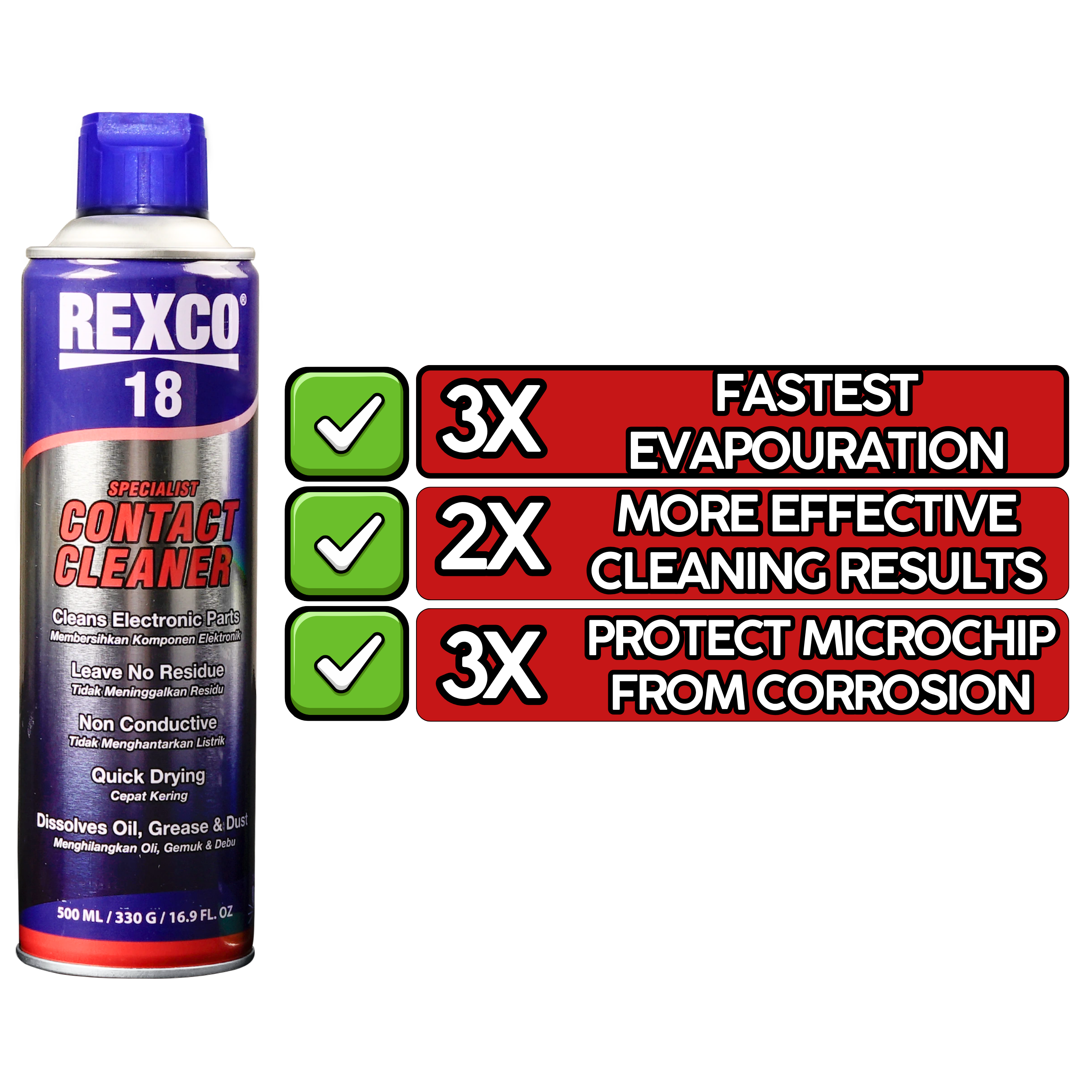 REXCO 18, CONTACT CLEANER SPECIALIST  SOLUTION
