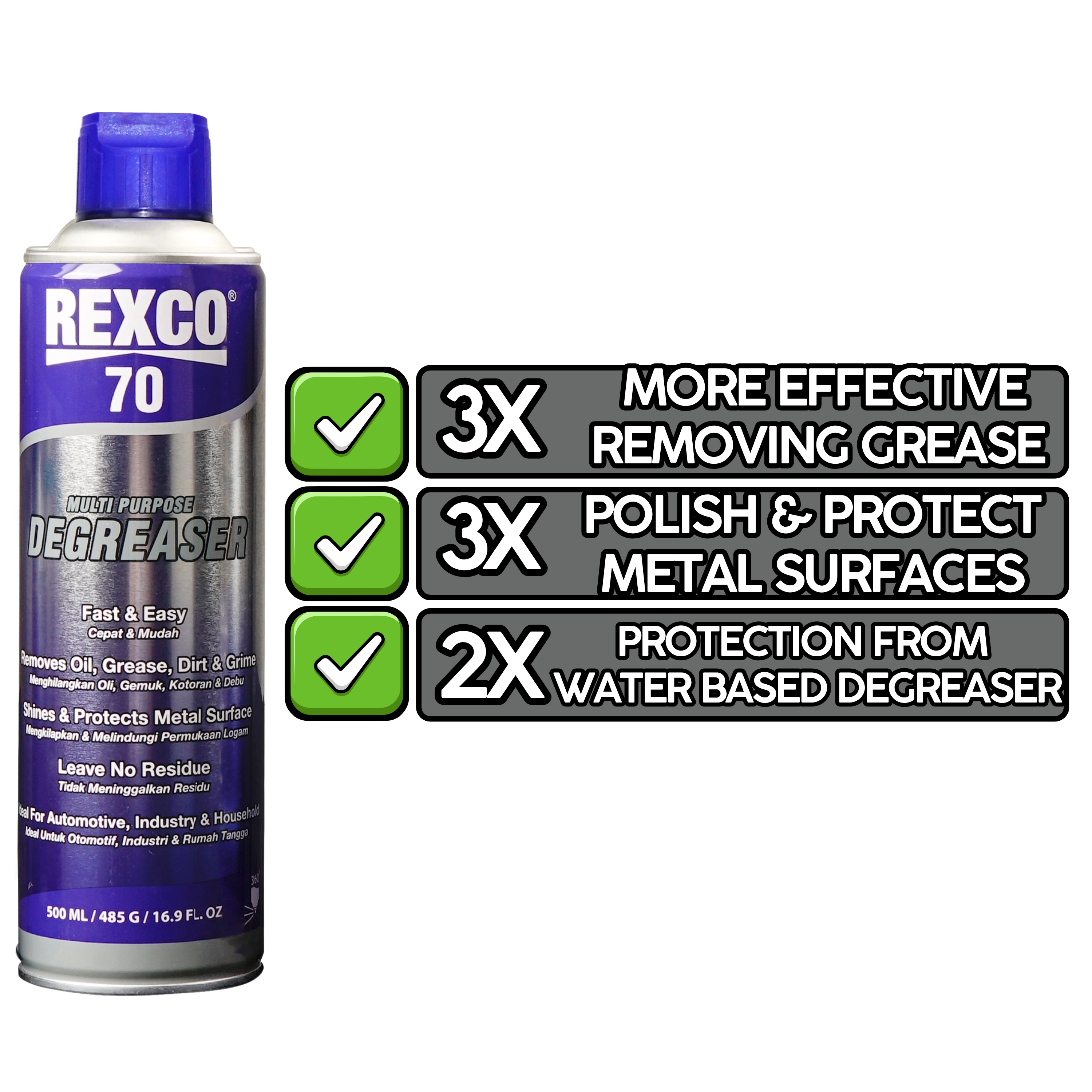 REXCO 70, MULTI PURPOSE DEGREASER SOLUTION Main image