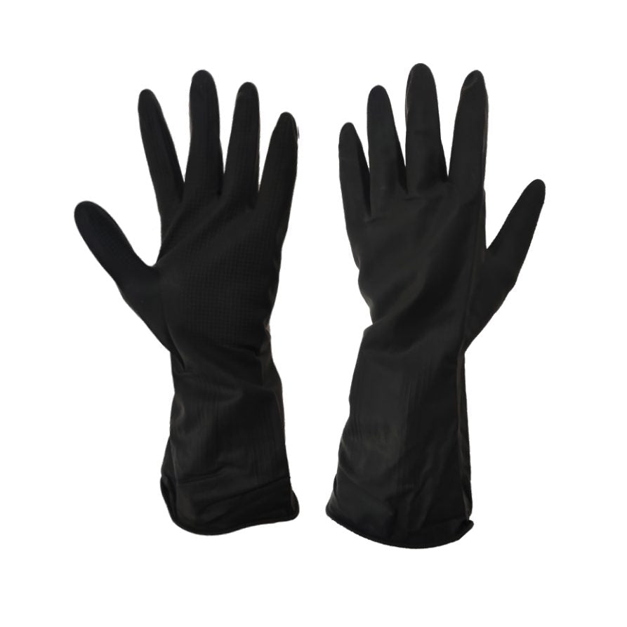 RUBBER GLOVE BLACK Main image