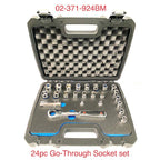 SPERO- SUPER SHORT GO-THROUGH SOCKET SET 1/2"DR.X24PC