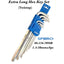 SPERO-TWISTOP EXTRA LONG HEX KEY SET (06-134-709SB)