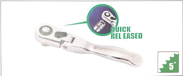 SPERO-1/4"DR. MINI FLEXIBLE RATCHET HANDLE