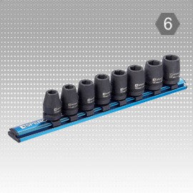 SPERO- IMPACT SOCKET MAGNETIC RAIL SET 1/2"DR. 8PC M/M Main image