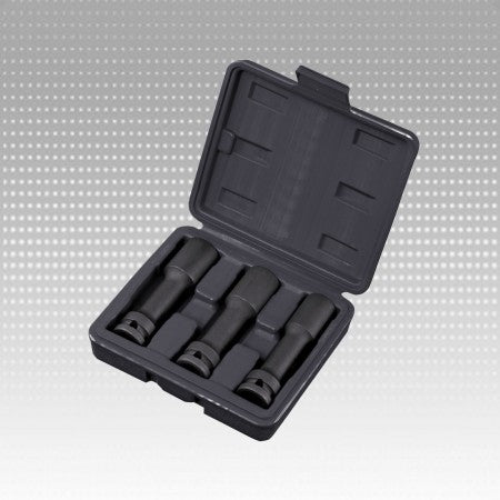 SPERO- ULTRA THIN DEEP IMPACT SOCKET SET 3PC 1/2"DR. (6PT)