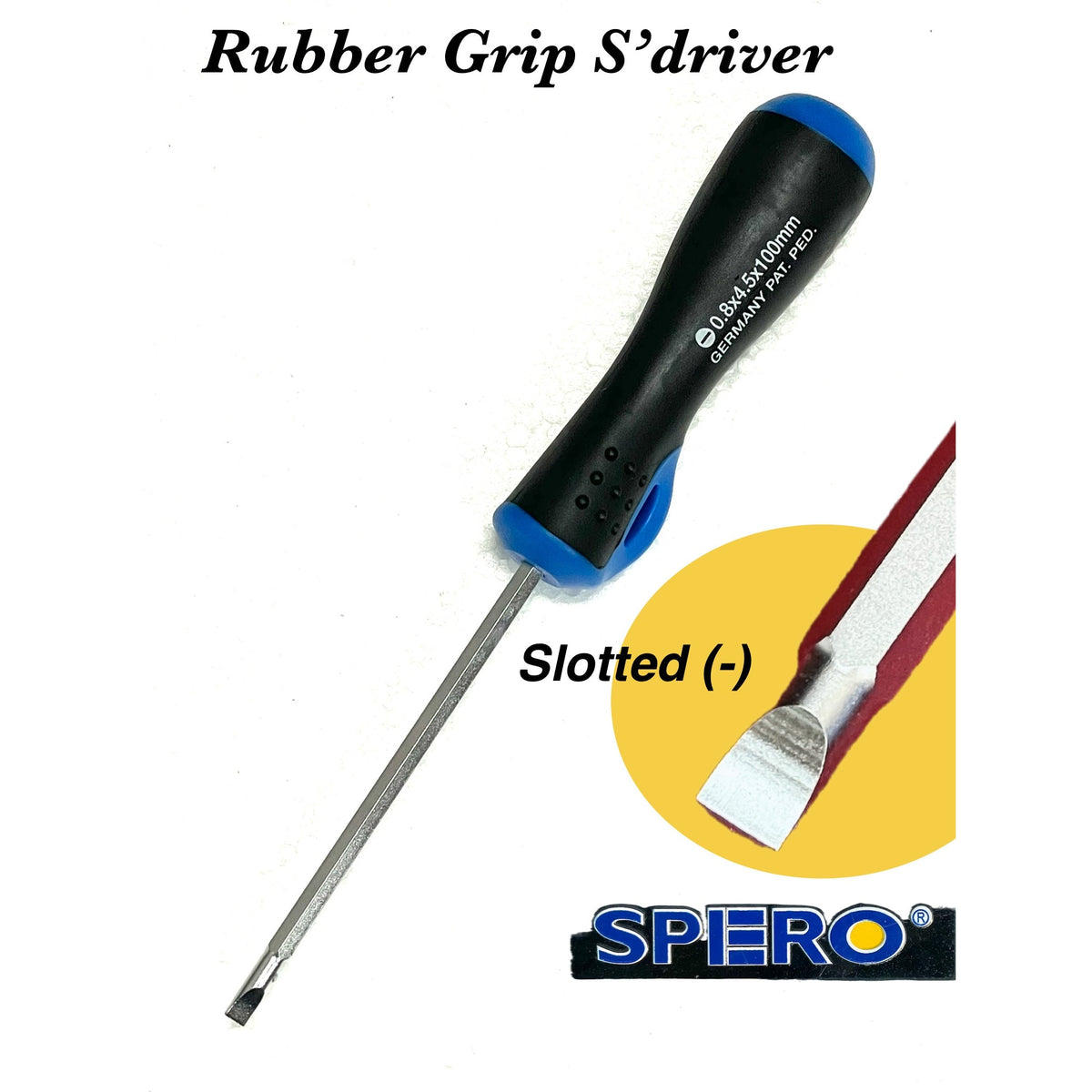 SPERO (-)150X5MM RUBBER GRIP SCREWDRIVER Main image