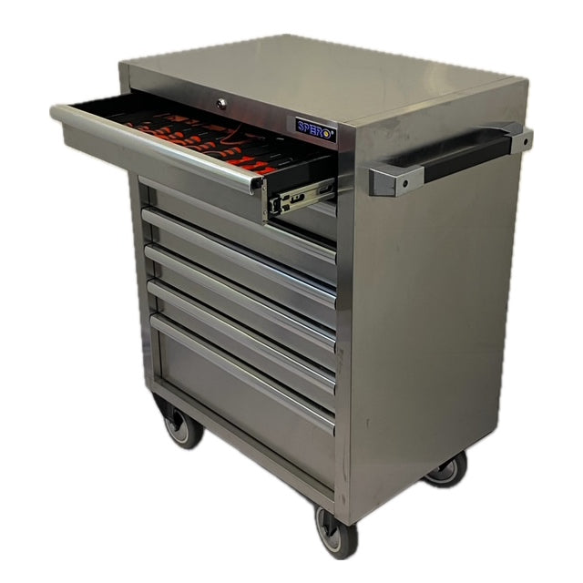 SPERO-170PCS 7-DRAWER S/STEEL TOOL TROLLEY SET Main image