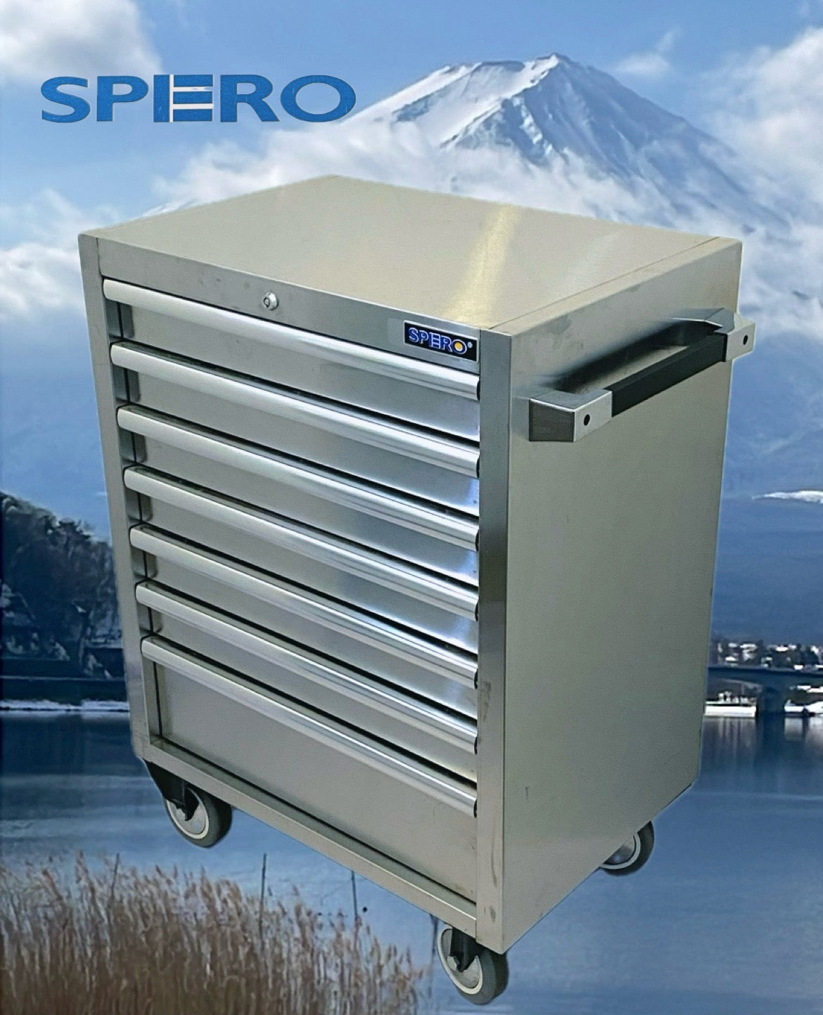 SPERO-170PCS 7-DRAWER S/STEEL TOOL TROLLEY SET Secondary image