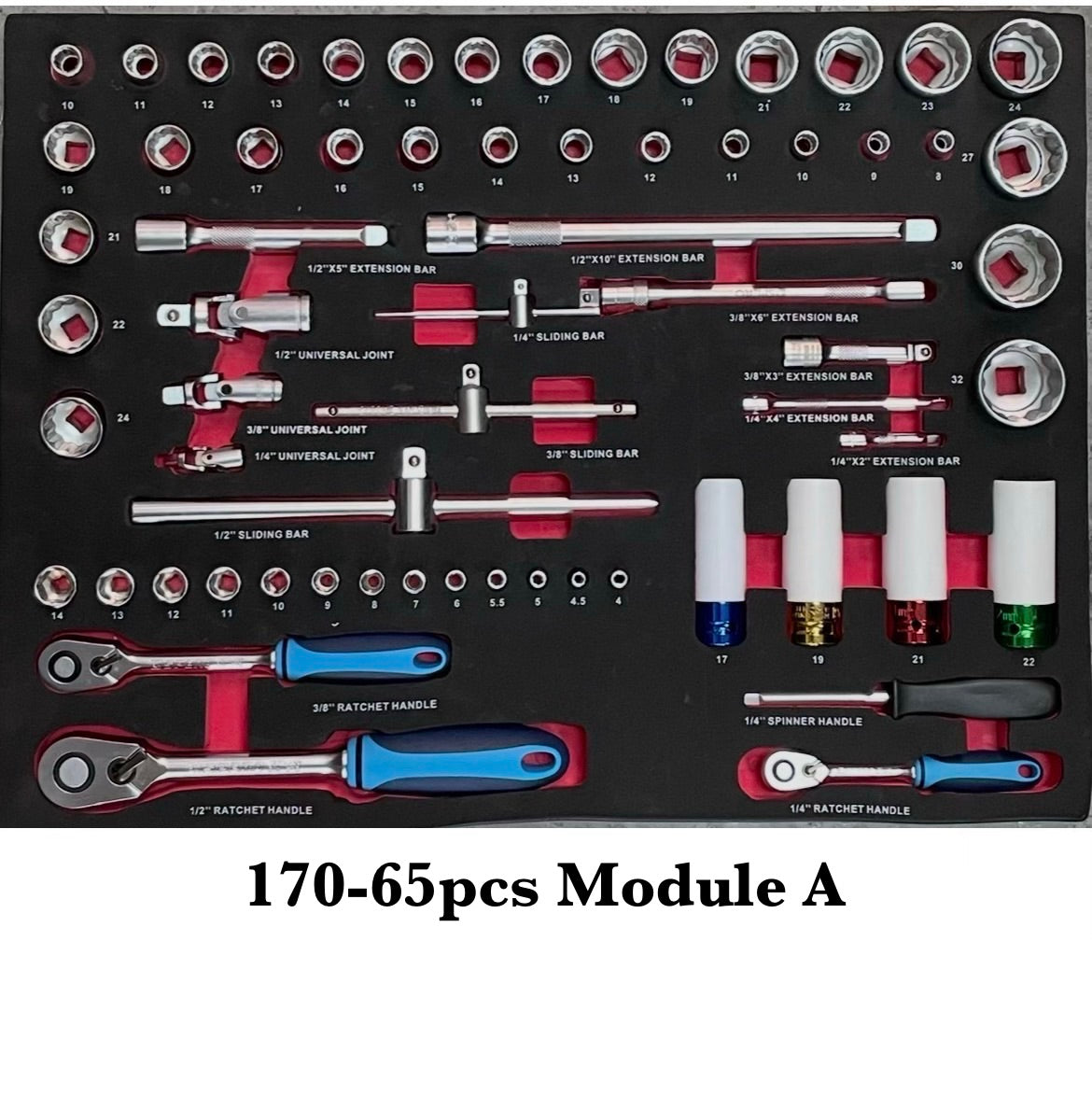 SPERO-170PCS 7-DRAWER S/STEEL TOOL TROLLEY SET