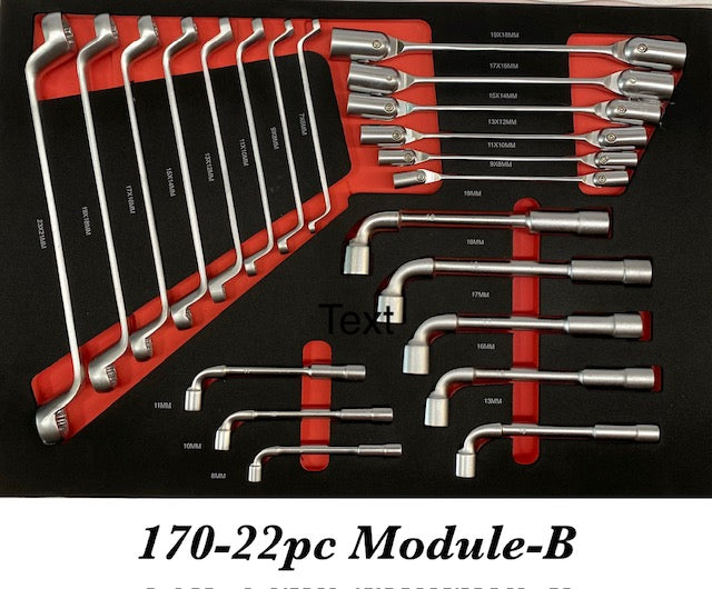 SPERO-170PCS 7-DRAWER S/STEEL TOOL TROLLEY SET