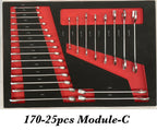 SPERO-170PCS 7-DRAWER S/STEEL TOOL TROLLEY SET