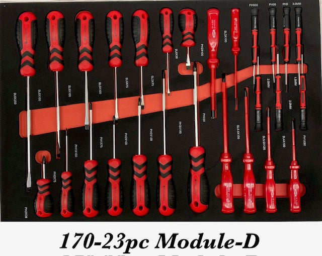 SPERO-170PCS 7-DRAWER S/STEEL TOOL TROLLEY SET