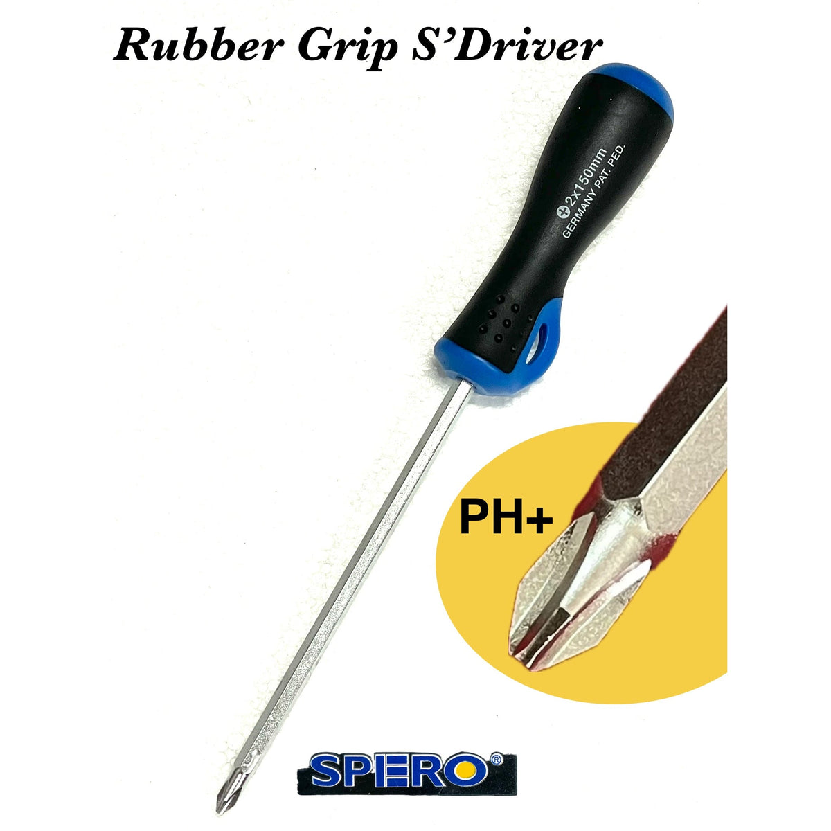 SPERO (+)200MM RUBBER GRIP SCREWDRIVER Main image