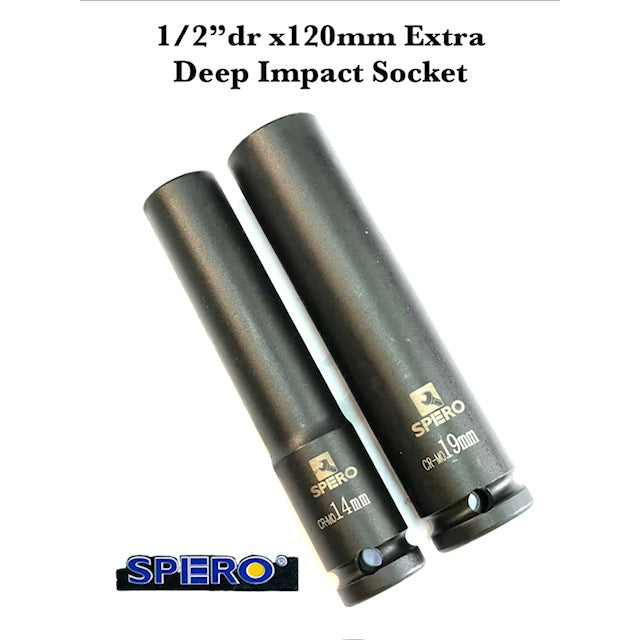 SPERO-1/2"DR. X120MM EXTRA DEEP IMPACT SOCKET