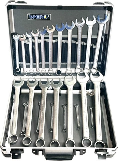SPERO-COMBINATION WRENCH SET 26PCS-MM C/W ALUM-CASE(500-726BOX) Secondary image