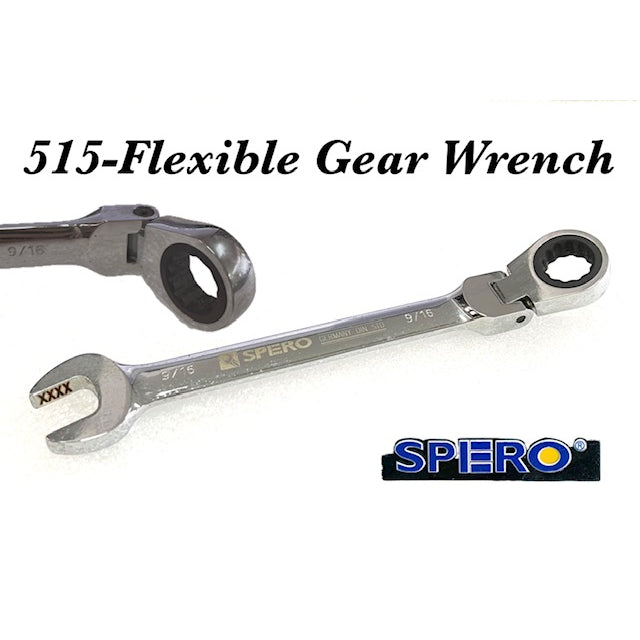 SPERO-515 FLEXIBLE ONE-WAY GEAR WRENCH (MM)