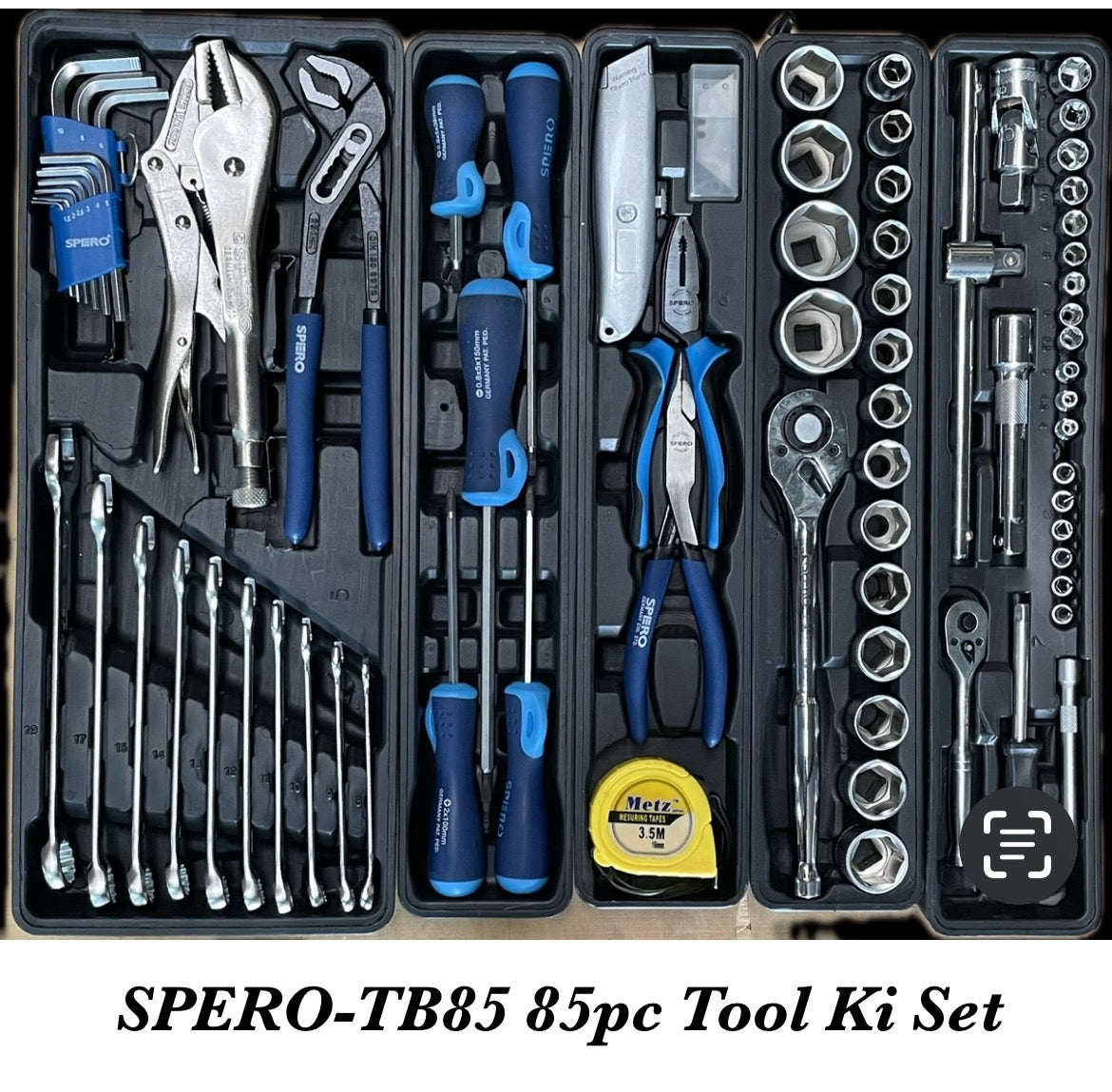 SPERO-85PCS METAL TOOL-BOX KIT