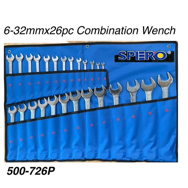 SPERO-COMBINATION WRENCH SET 6-32MMX26PCS Main image