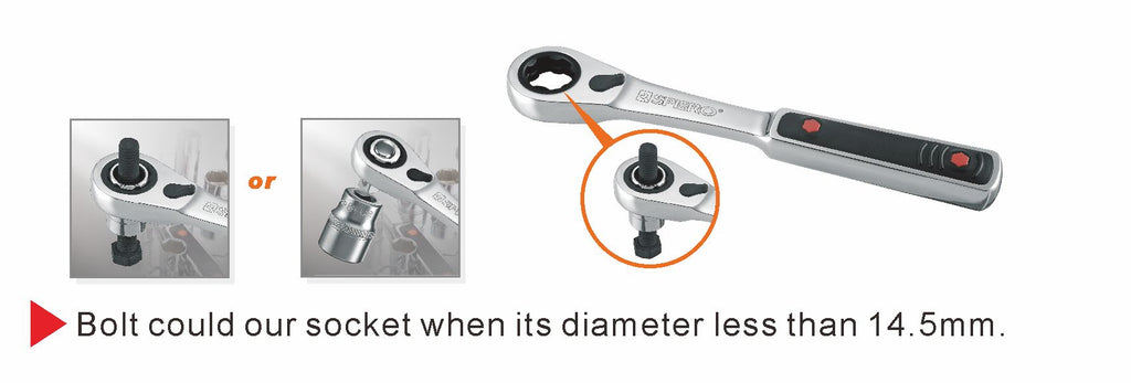 SPERO- GO-THROUGH SOCKET SET (-)