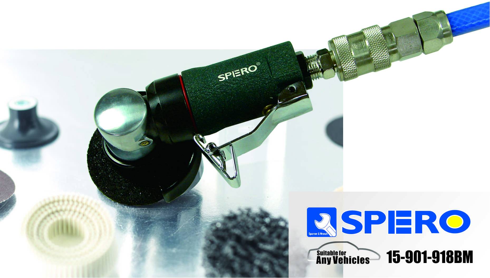 SPERO- MINI AIR GRINDER SET 2"X18PC Secondary image