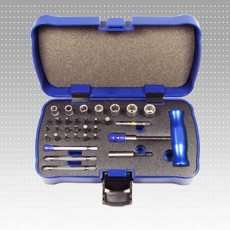 SPERO-POWER BIT SOCKET SET 1/4"DR.X 33PC
