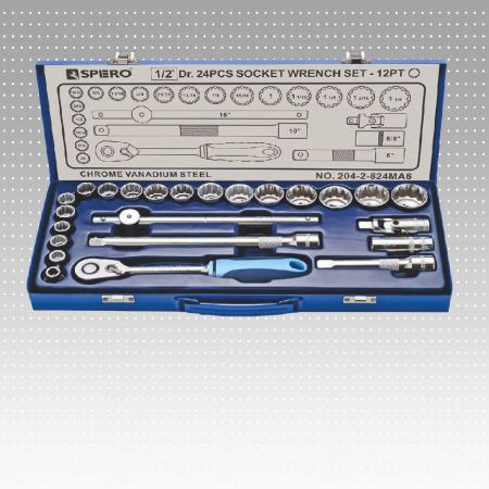 SPERO-SOCKET SET 1/2"DR.12PT INCHES Main image