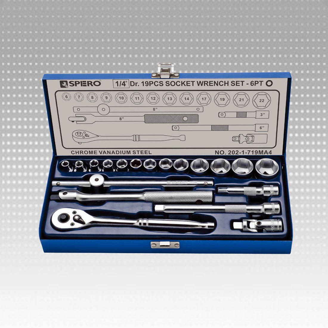 SPERO-SOCKET SET 1/4"DR. M/M