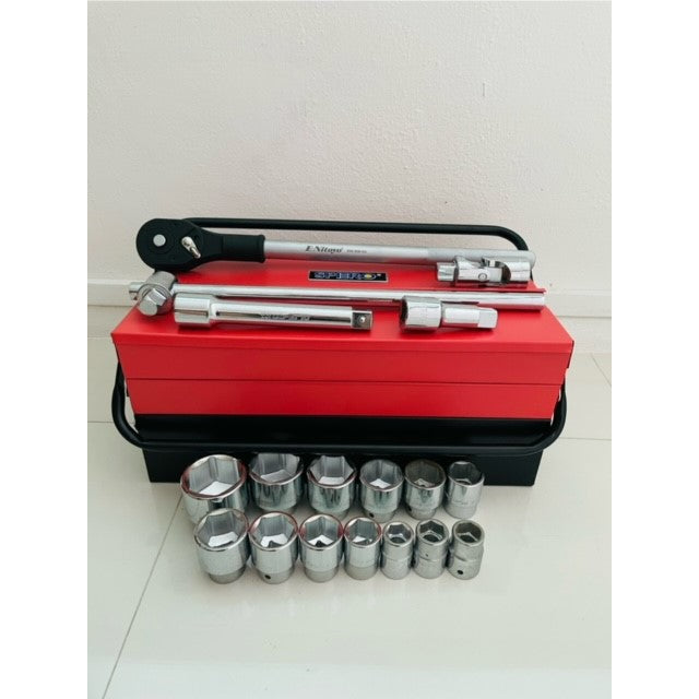 SPERO- SOCKET SET 3/4"DR.X19PC (INCHES)