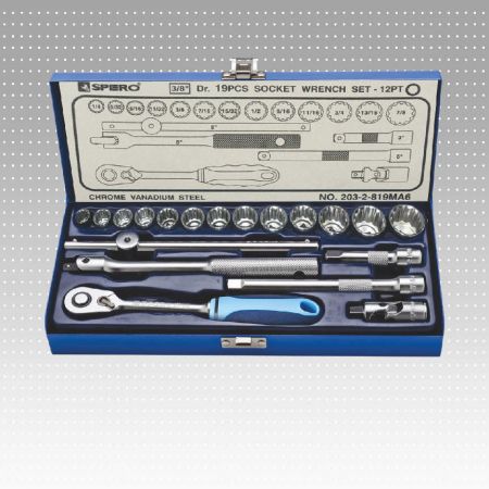 SPERO-SOCKET SET 3/8"DR.12PT INCHES Main image