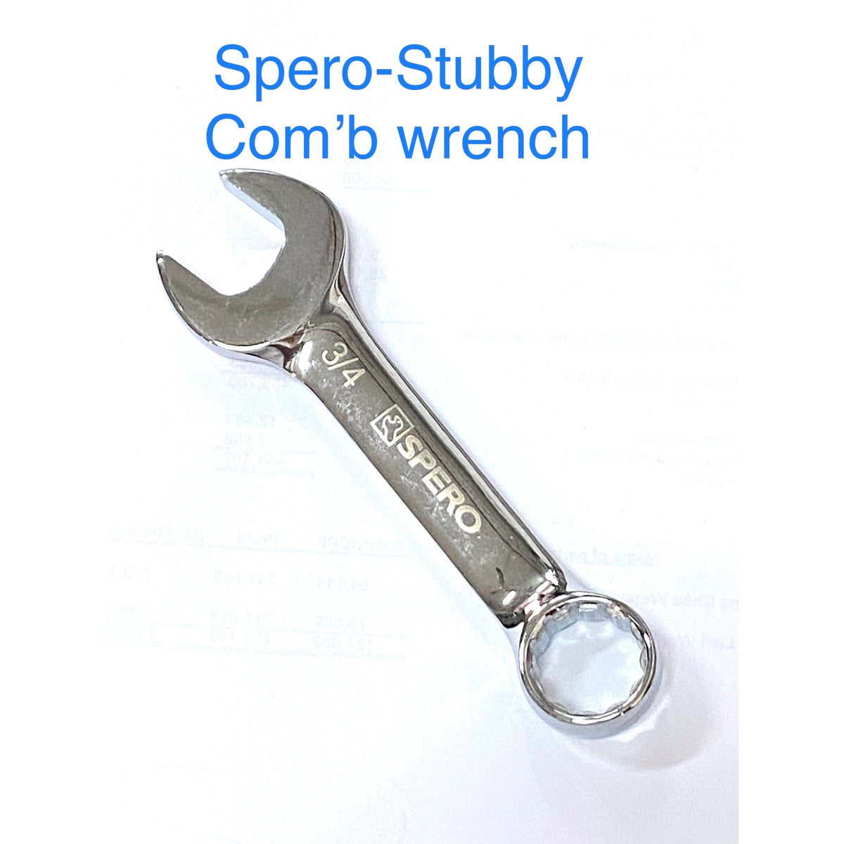 SPERO-STUBBY COMBINATION WRENCH(INCHES) Main image