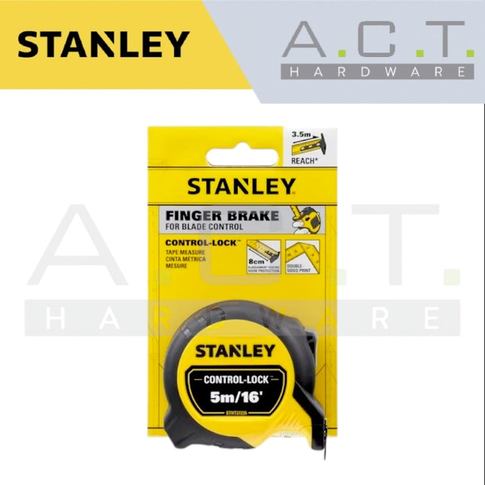 STANLEY CONTROL-LOCK TAPE MEASURE (5M / 16"), STHT37235-5