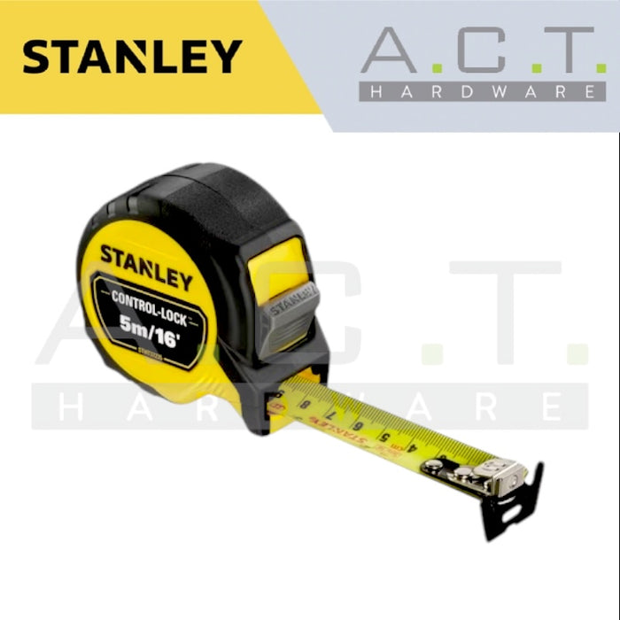 STANLEY CONTROL-LOCK TAPE MEASURE (5M / 16"), STHT37235-5