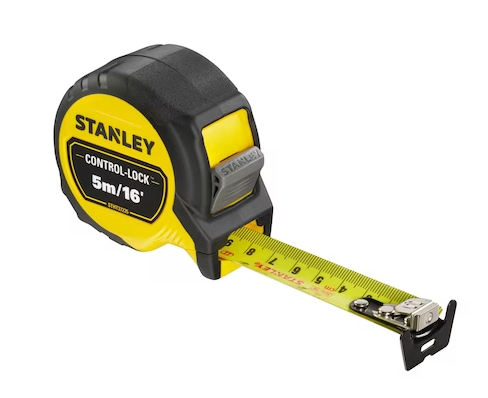 STANLEY CONTROL-LOCK TAPE MEASURE (5M / 16"), STHT37235-5