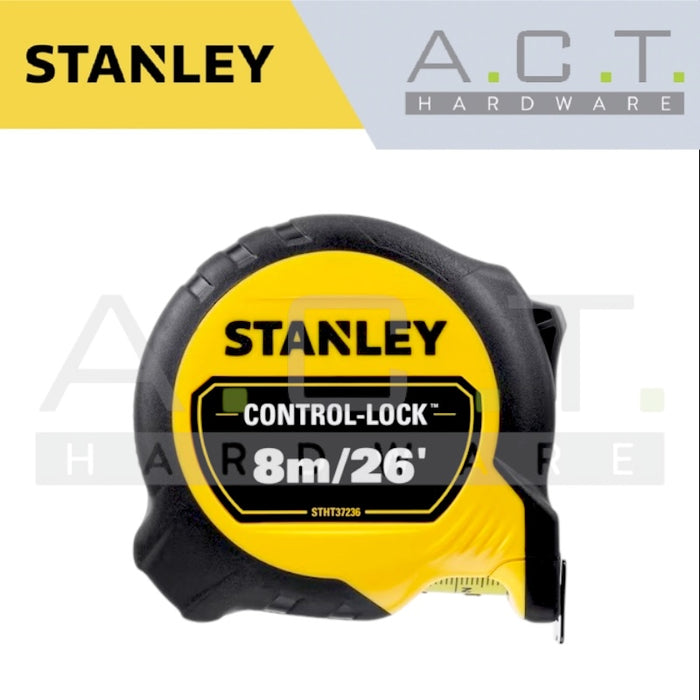 STANLEY CONTROL-LOCK TAPE MEASURE (8M / 26"), STHT37236-5