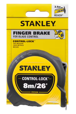 STANLEY CONTROL-LOCK TAPE MEASURE (8M / 26"), STHT37236-5 Main image