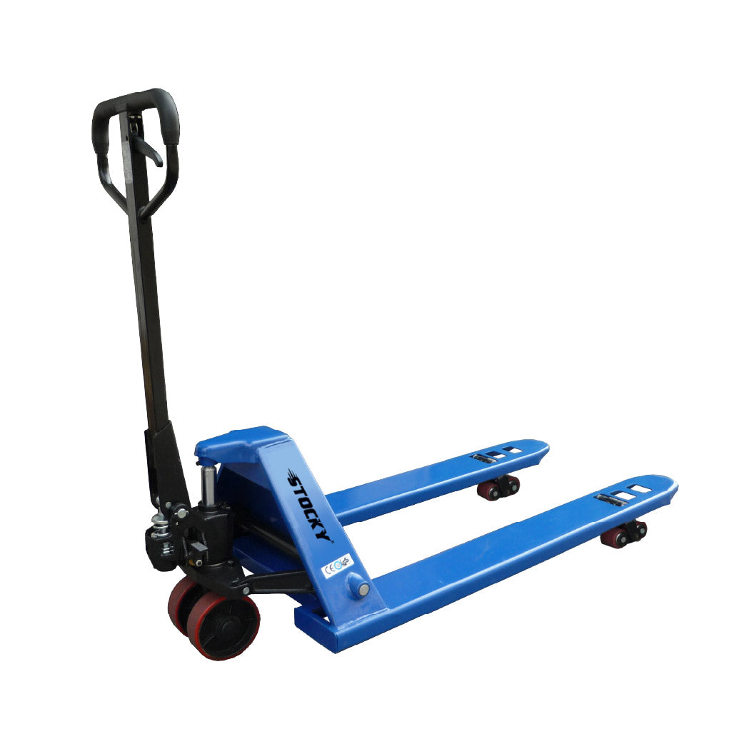 STOCKY HYDRAULIC PALLET TRUCK LOW PROFILE PU WHEEL 3.0T Main image