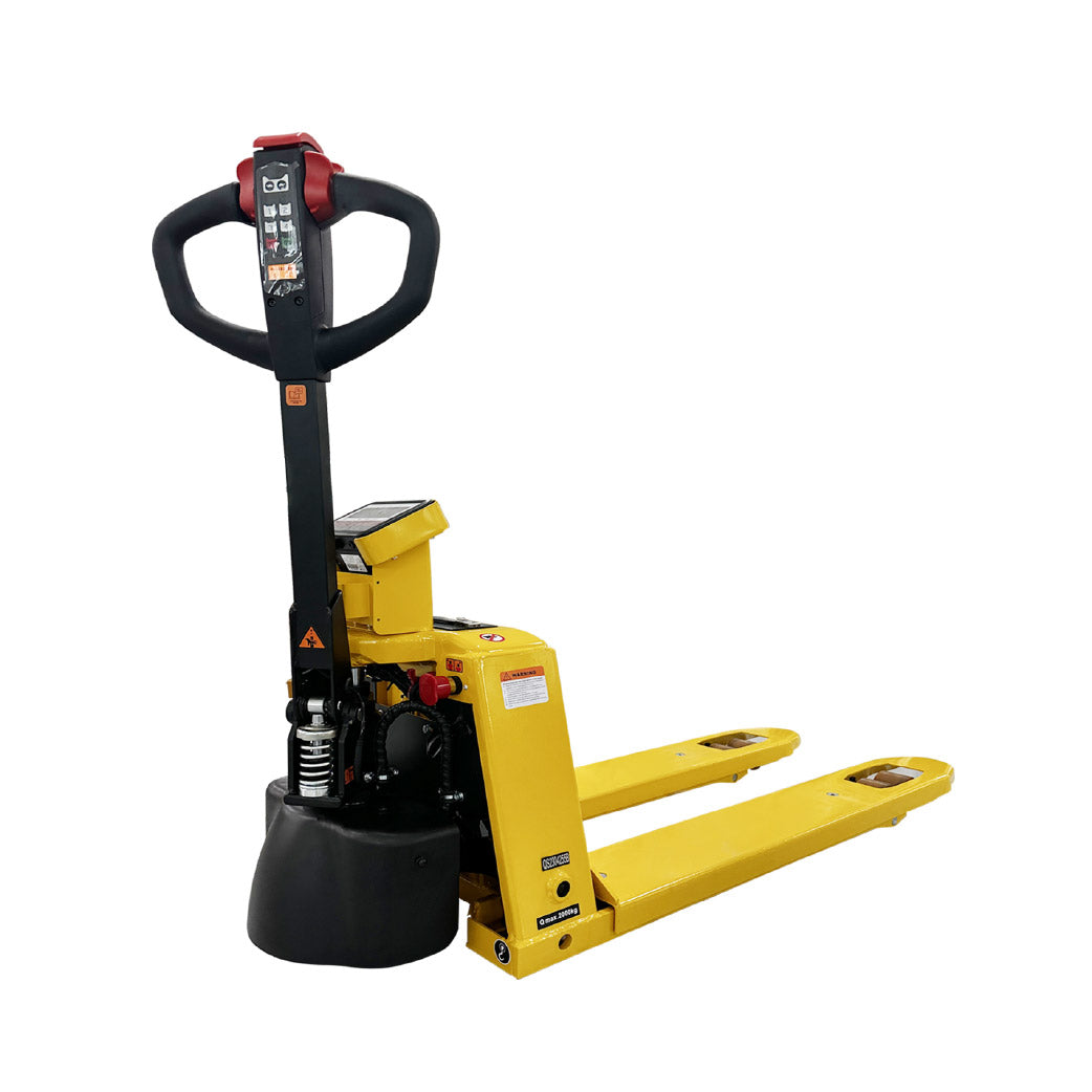 STOCKY ELECTRIC PALLET TRUCK WITH SCALE PU WHEEL Main image