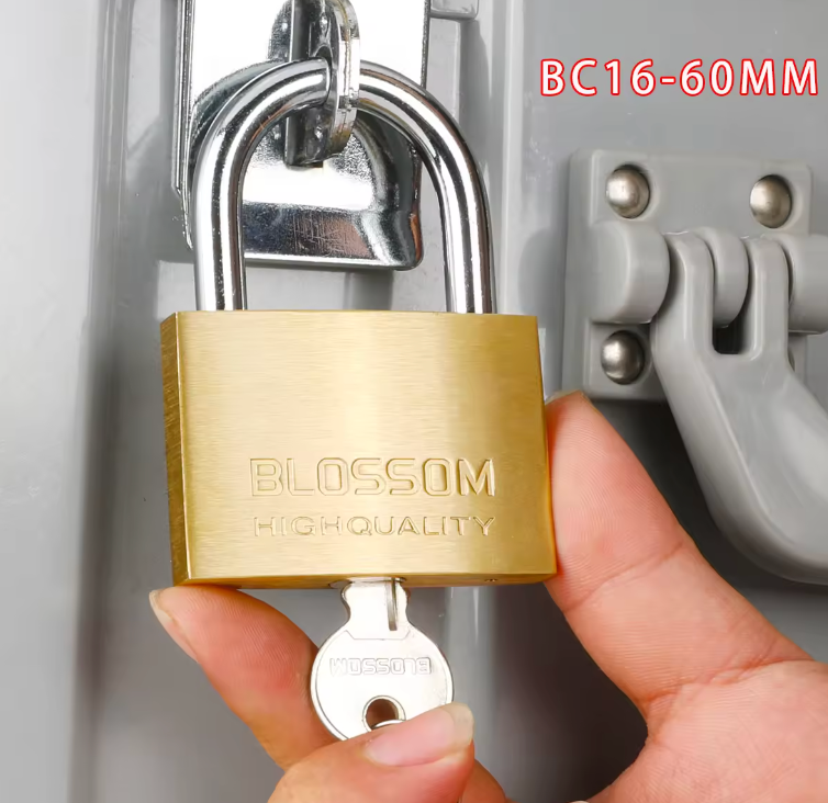 BLOSSOM HIGH SECURITY SOLID BRASS PADLOCK BC16