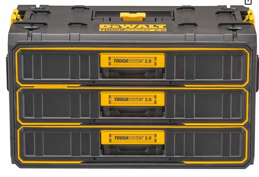 DEWALT TOUGHSYSTEM HEAVY DUTY TOOL BOX, 3 DRAWER UNIT,  DWST08330-1