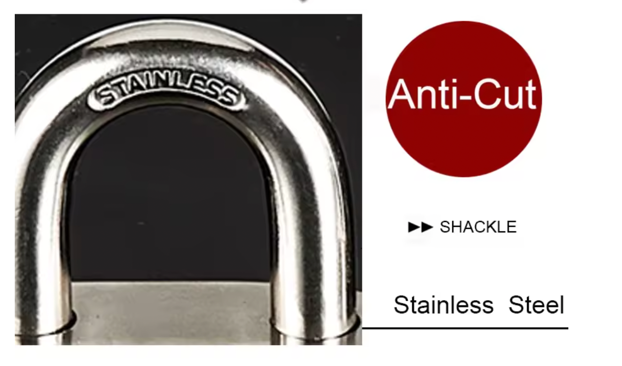 BLOSSOM HEAVY DUTY STAINLESS STEEL PADLOCK, ST45